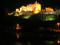 Noční nasvícení hradu