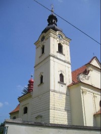Chocerady, kostel Nanebevzetí Panny Marie