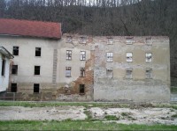 Torzo bývalého mlýna, obvodové zdi