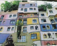 Hundertwasser Haus: Neobvyklý dům, který nemá jedinou část stejnou postavil stavitel původem z Čech Stovoda.