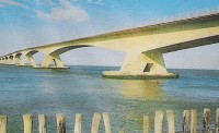 Piljerdambrug: pilířů 66
délka 3963 m