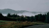mlha nad vltavským údolím