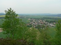Pohled na obec Schöna