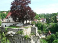 Pohled na spodní hrad