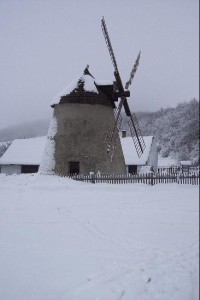 Větrný mlýn u Kuželova: Leden 2006