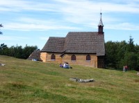Prášivá kostel: Dřevěný kostel na Prášivé