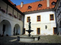 Blansko: Nádvoří zámku v Blansku