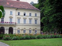 Boskovice zámek: Pohled ze zahrady Boskovického zámku