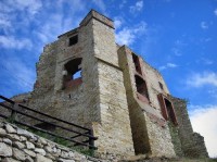 Boskovice hrad: Pohled z nádvoří hradu Boskovice