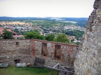 Hrad Boskovice: Pohled z hradu Boskovice