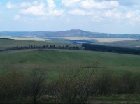Panorama 2: Jelení hora nad Přísečnickou přehradou