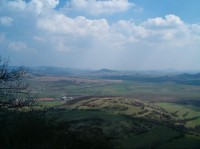 Rozhled: Výhled východním směrem na Libčeves