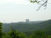 FN Bohunice: pohled z tur. stezky Kohoutovice - Pisárky