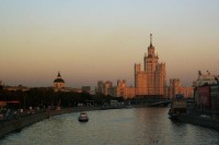 Vačer nad řekou Moskvou