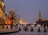 Rudé náměstí v zimě