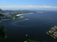 Zátoka Guanabara - pláž a park Flamengo