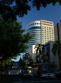 Sheraton Porto Alegre: Na turistiku dost drahé, ale ten den tam bydlel Carlos Santana...