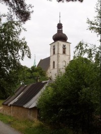 Kostel sv.Vavřince: Kostel pochazi z let 1489-1506 (stavitel Benes z Kutne Hory)
