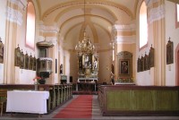 Stráž - interiér kostela sv. Václava
