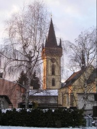 Dvůr Králové - věž kostela