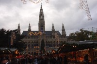 Vídeň: Rathaus - vánoční výzdoba