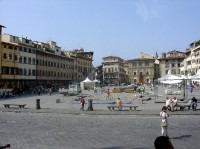 Florencie: náměstí Santa Croce 