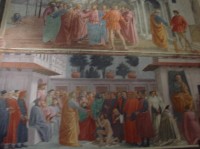 Florencie: kostel Santa Maria del Carmine - kaple Brancacci - fresky Masaccia, Masolina a Filippina Lippiho