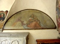 Florencie: kostel Santissima Annunziata - Madonna del Sacco od Andrey del Sarto