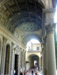 Florencie: kostel Santa Croce - kaple Pazzi 