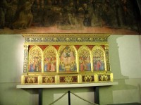 Florencie: kostel Santa Croce - muzeum - obraz od Giotta