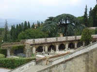 Florencie: hřbitov pod  kostelem San Miniato al Monte 