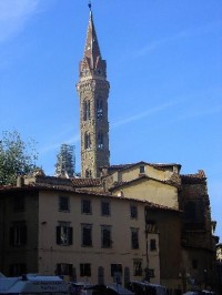 Florencie: věž kostela Badia