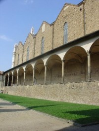 Florencie: kostel Santa Croce - první křížová chodba 