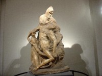 Florencie: Muzeum kostela Santa Maria dei Fiori - Michelangelo - Pieta 