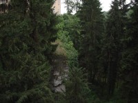 Hrubá Skála: pohled od zámku 