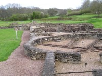 Fontaines Salées: římské vykopávky 