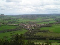 Vézelay: pohled do krajiny