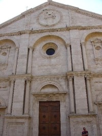 Pienza: Il Duomo na piazza Pio II