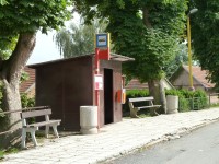 Černé Voděrady - autobusová zastávka