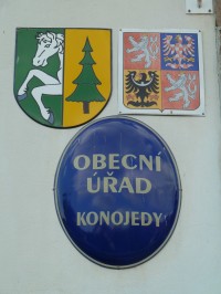 Znak obce Konojedy