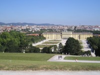 Schonbrunn, pohled s Glorietty