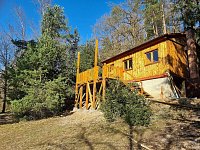 Chata U okouna - Hracholuská přehrada - Valečkův Mlýn