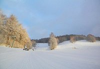 Chata na sjezdovce u lesa - Hraběšice