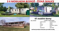 Tři mobilní domy Rozkoš - Česká Skalice