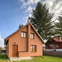 Chaloupka u jezera pod smrkem - Katlov