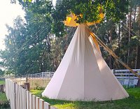 Teepee Bílá laň - Ústrašice