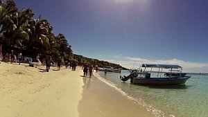 Procházka po West Bay beach - Roatán, Honduras